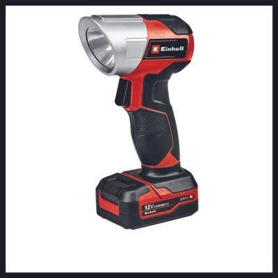 Einhell Set De Taladro Te-Cd 12/1 Li +22+Cl Incl. 2 Baterías 2,0 Ah, Cargador, Puntas/Brocas 22 Piezas, Lámpara Con Batería)