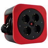 EAN 4006341711090 - REV 0010012600 base múltiple 10 m 4 salidas AC Interior Negro, Rojo imagen 1