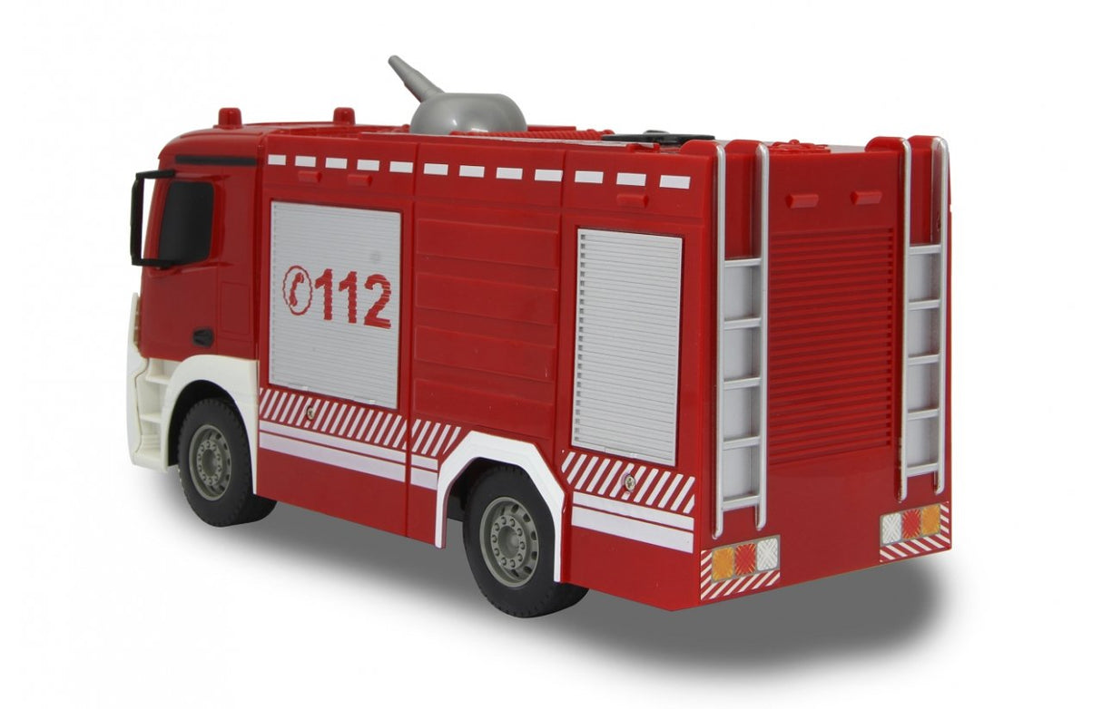 Jamara Fire Fighter Mercedes-Benz Antos Camión De Bomberos Motor Eléctrico 1:26, Radiocontrol