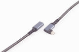Shiverpeaks Usb-C Verlängerungscable 3.2 90° Pd Textil 1,5m