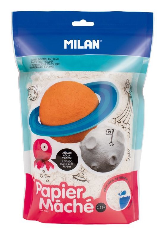 Milan Papel Manché En Polvo Bolsa 200gr Blanco