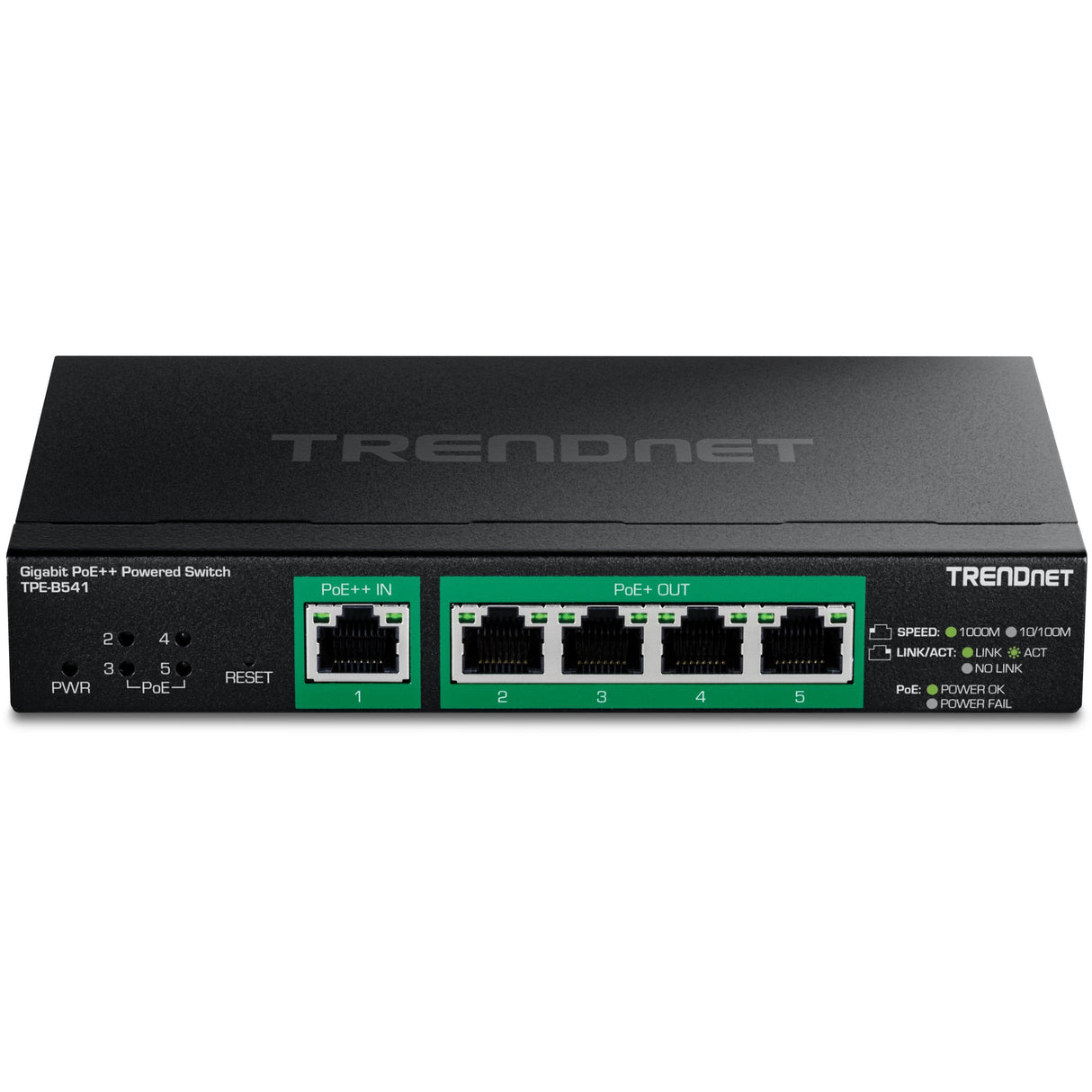Trendnet 5-Port Gigabit Poe++ Powered Managed Switch Poe Pt