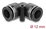 Delock Pneumatik Steckverbinder 12 Mm Con Befestigungsloch 90° Angular