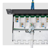 Startech.Com Startech - Patch Panel - 110 Abdrückgerät - Rack Montable - Cat 6a - Stp - Rj-45 X 24 - Plateado - 1u - 48.3 Cm (19")
