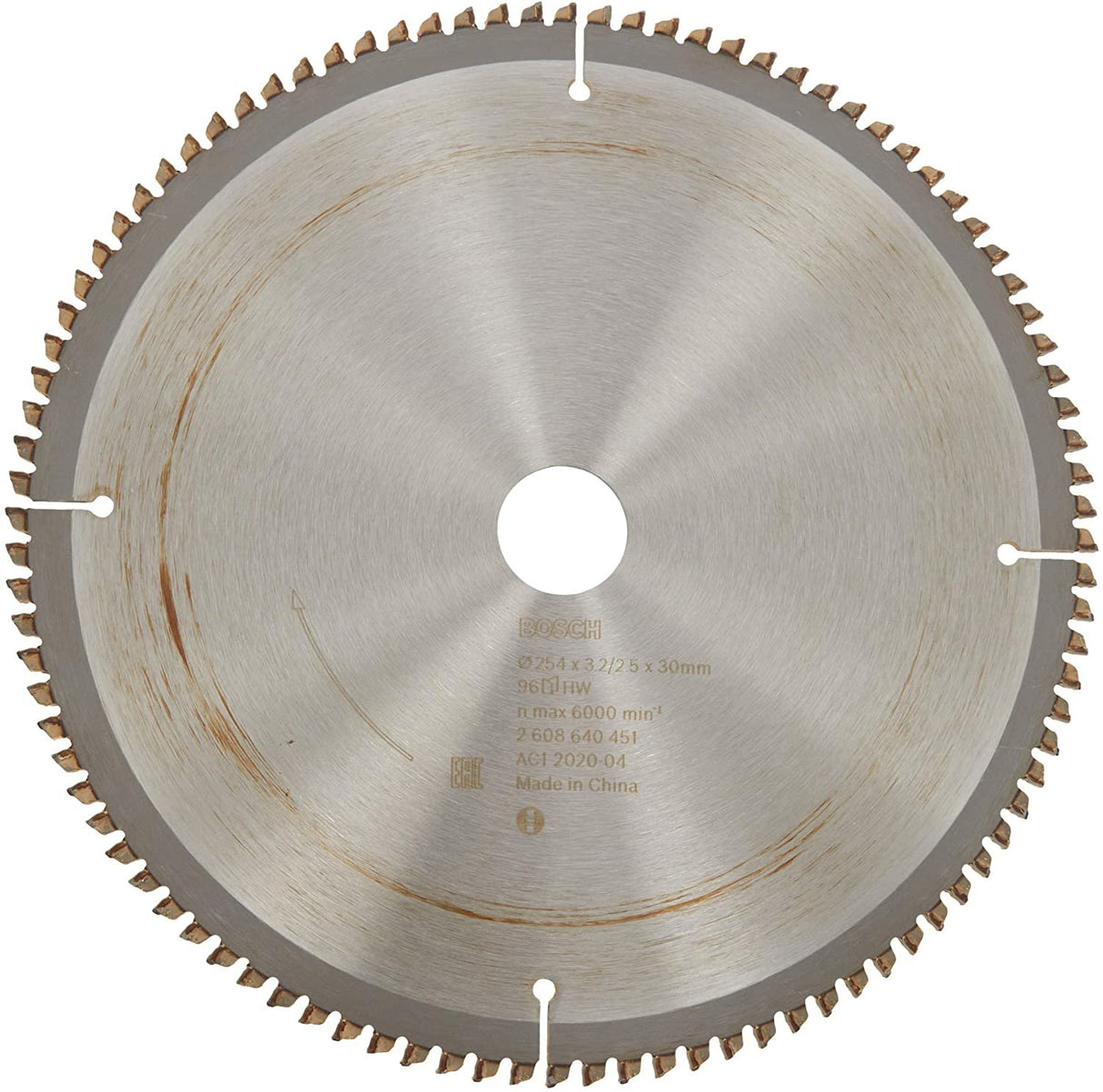 EAN 3165140317498 - Bosch ‎2608640451 hoja de sierra circular 25,4 cm 1 pieza(s) imagen 2