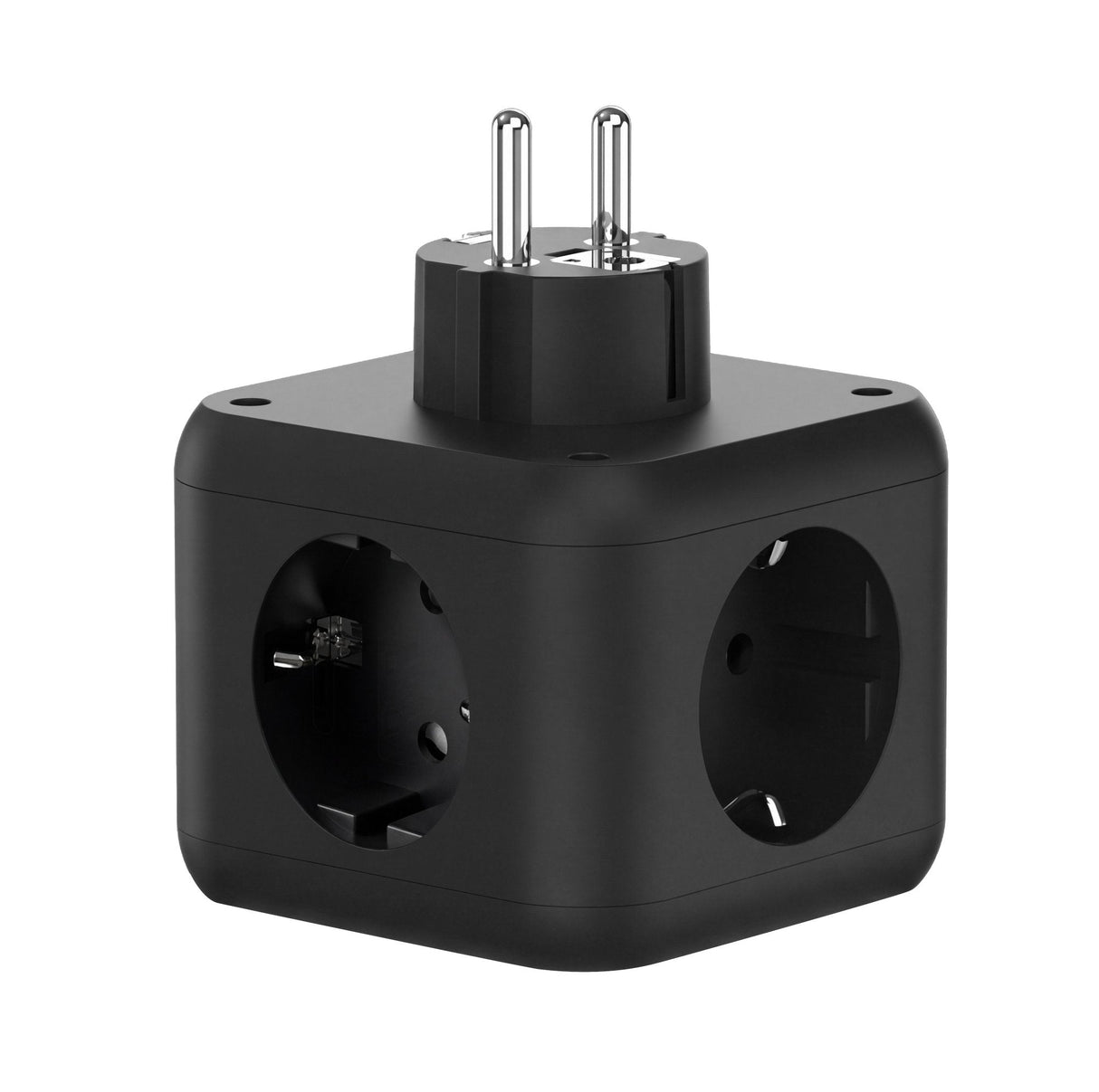 Cargador De Pared Mars Gaming Md Cube20 20w 3x Schuko 2x Usb Tipo C 2x Usb Tipo A Negro
