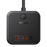 EAN 6932172651121 - Baseus PowerCombo Universal Negro Corriente alterna Interior imagen 2