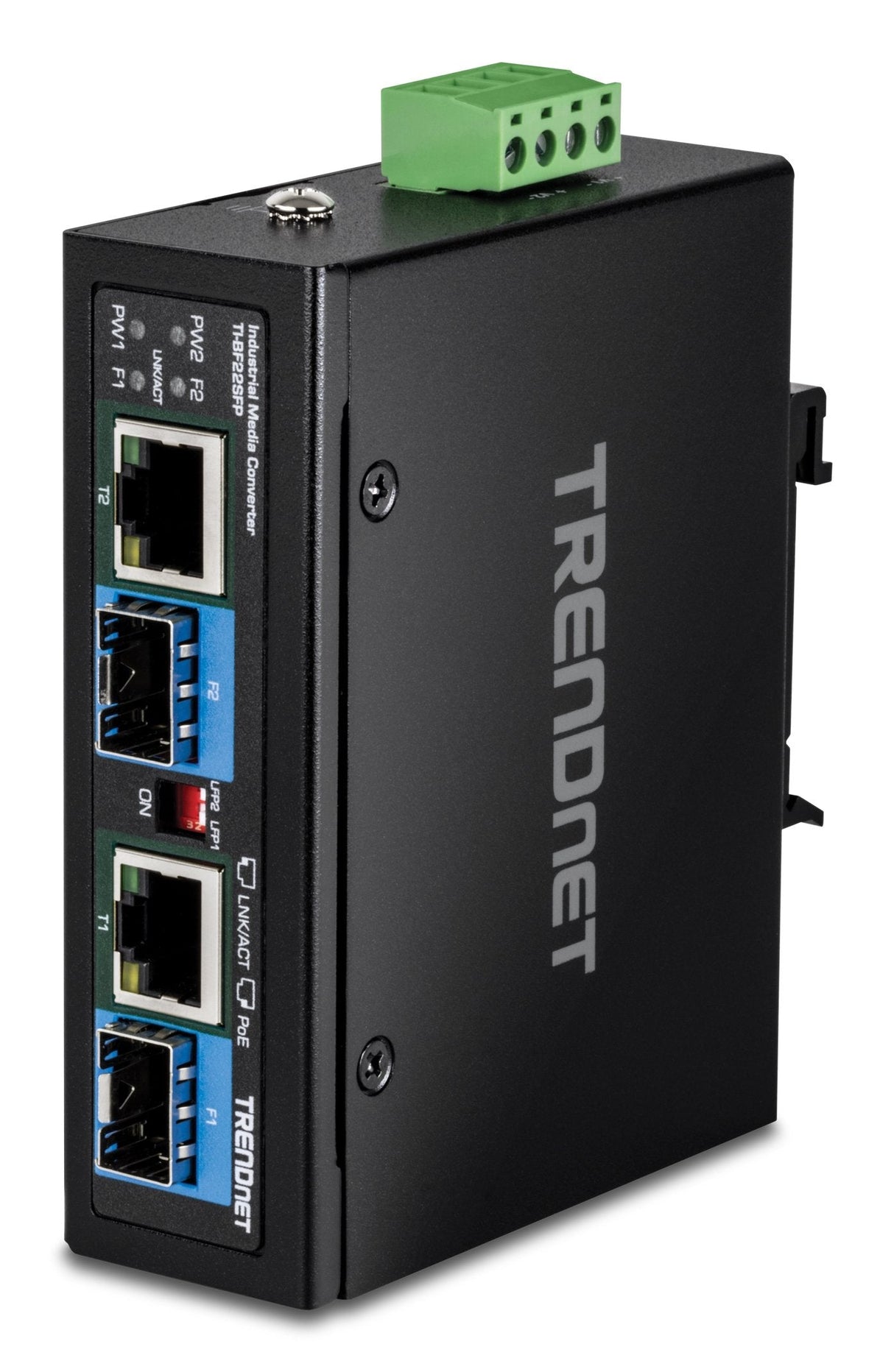 Trendnet 2-Port Indumrial Sfp To Gigabit Poe++ Media Conv.