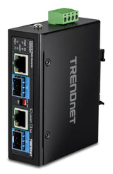 Trendnet 2-Port Indumrial Sfp To Gigabit Poe++ Media Conv.