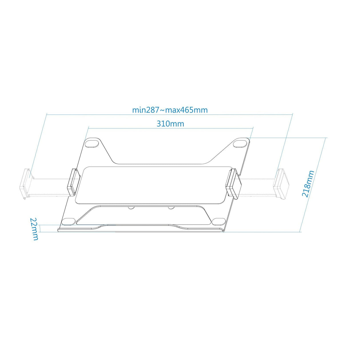 Tooq Soporte/Adaptador De Portátil Para Vesa - Negro
