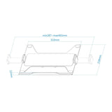 Tooq Soporte/Adaptador De Portátil Para Vesa - Negro
