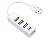 EAN 8054392613876 - Ewent EW1122 hub de interfaz USB 2.0 Blanco imagen 1