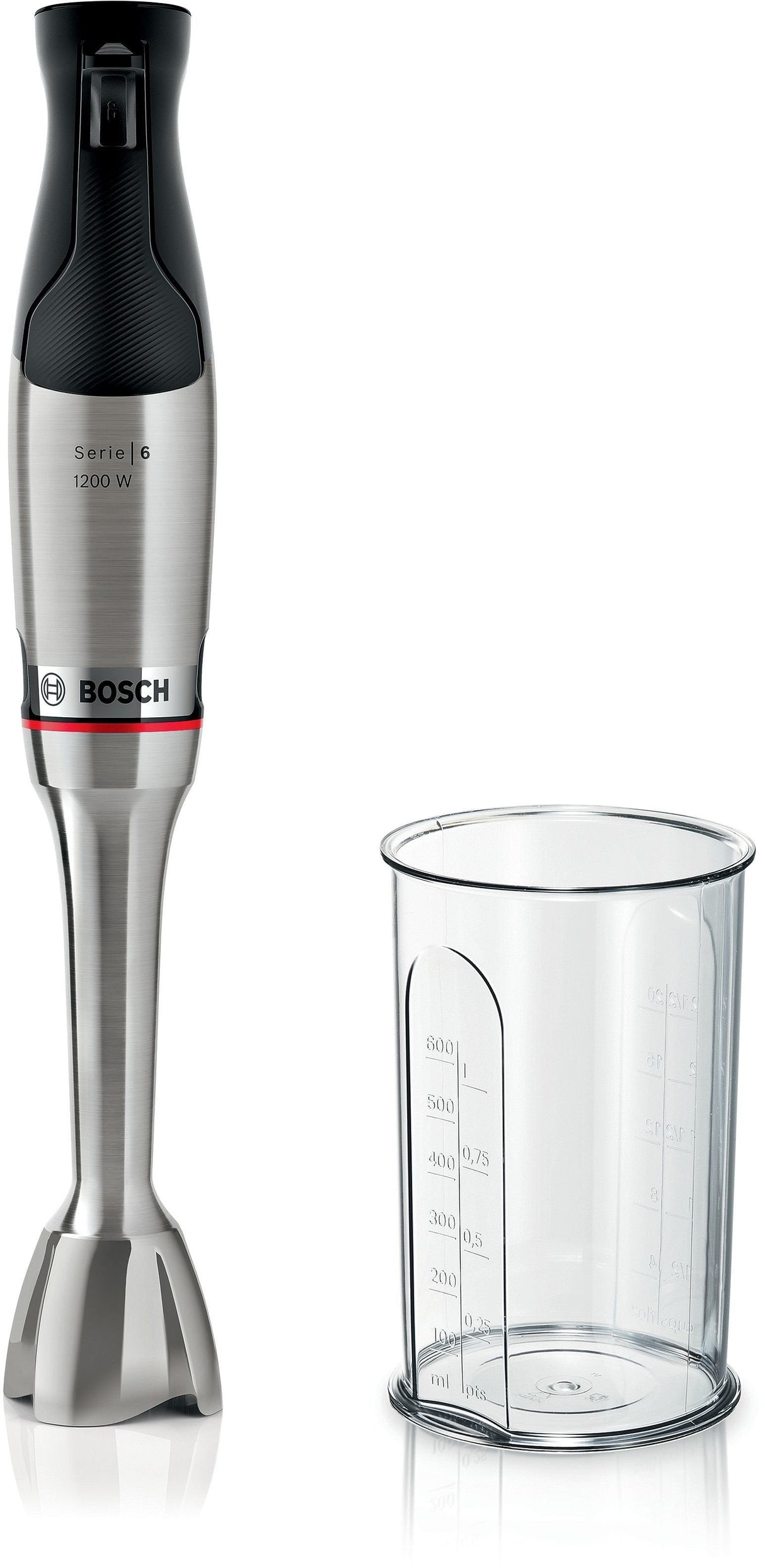 Bosch Serie 6 Msm6m810  Batidora De Inmersión 1200 W Acero Inoxidable 0,6 L