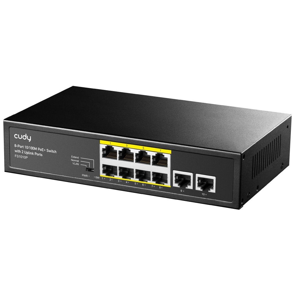 EAN 6971690790974 - Cudy FS1010P switch Fast Ethernet (10/100) Energía sobre Ethernet (PoE) Negro imagen 2