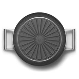 Smeg Dpf2812blm Pfanne, 28 Cm, Keramik, Edelstahlgriffe, Mattschwarz