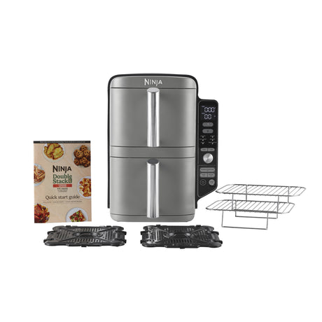 EAN 0622356280822 - Ninja SL400EU freidora Doble 9,5 L 2470 W Freidora de aire caliente Negro, Gris imagen 10