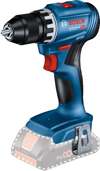Taladro Atornillador  Bosch Professional  Inalámbrico Gsr 18v-45 Professional Solo, 18 Voltios Azul/Negro, Sin Batería Ni Cargador 06019k3200