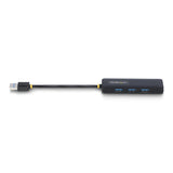 EAN 0065030912143 - StarTech.com H5A4A-USB-HUB hub de interfaz USB 3.2 Gen 1 (3.1 Gen 1) Type-A 5000 Mbit/s Negro imagen 3