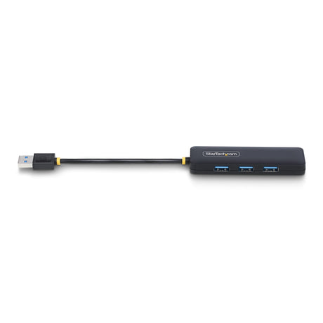 EAN 0065030912143 - StarTech.com H5A4A-USB-HUB hub de interfaz USB 3.2 Gen 1 (3.1 Gen 1) Type-A 5000 Mbit/s Negro imagen 3