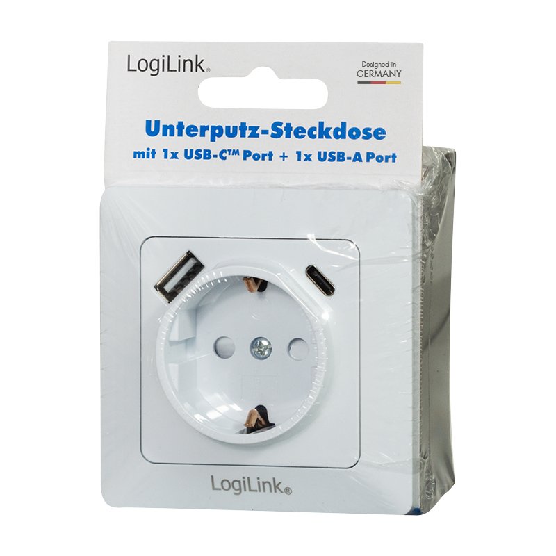 EAN 4052792061369 - LogiLink PA0253 toma de corriente CEE 7/3 + USB Blanco imagen 8
