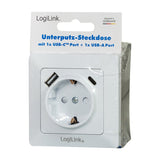 EAN 4052792061369 - LogiLink PA0253 toma de corriente CEE 7/3 + USB Blanco imagen 8