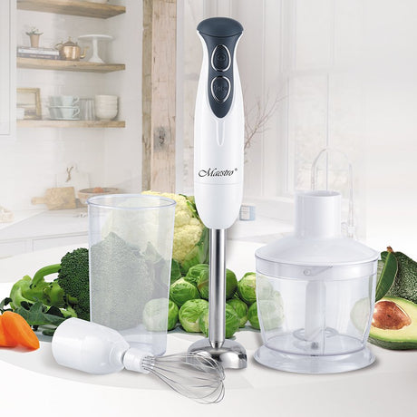 EAN 4820096554937 - Feel Maestro MR562 licuadora Batidora de vaso 300 W Negro, Blanco imagen 2