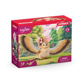 Figura De Juego Schleich Bayala Elfe Auf Glitzer-Eule V2, Spielfigur 70789