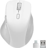 Ratón Recargable Inalámbrico Speedlink Libera Bt Silencioso Blanco