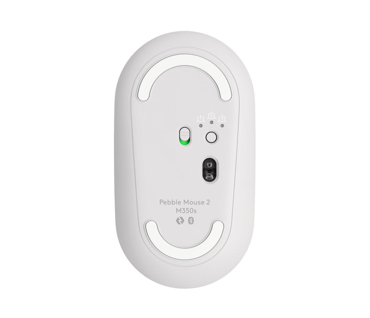 Ratón Logitech Pebble 2 M350s Wireless + Bluetooth Blanco 910-007013