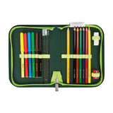 Herlitz Softlight Plus Jungle Juego De Mochila Escolar Niño Poliéster Verde, Oliva