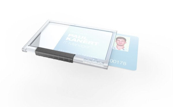 Tarjetero Durable Pushbox Mono 10 Piezas Transparente