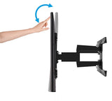 Soporte B-Tech Twin Cantilever 190,5 Cm (75") Pared Negro