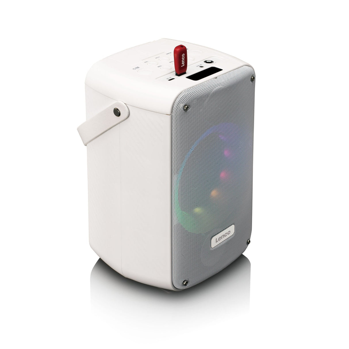Lenco Btc-060wh Altavoz Blanco Inalámbrico Y Alámbrico 20 W