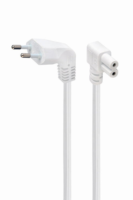 EAN 8716309110648 - Gembird PC-184L-VDE-2.5M-W cable de transmisión Blanco 2,5 m C7 acoplador imagen 1