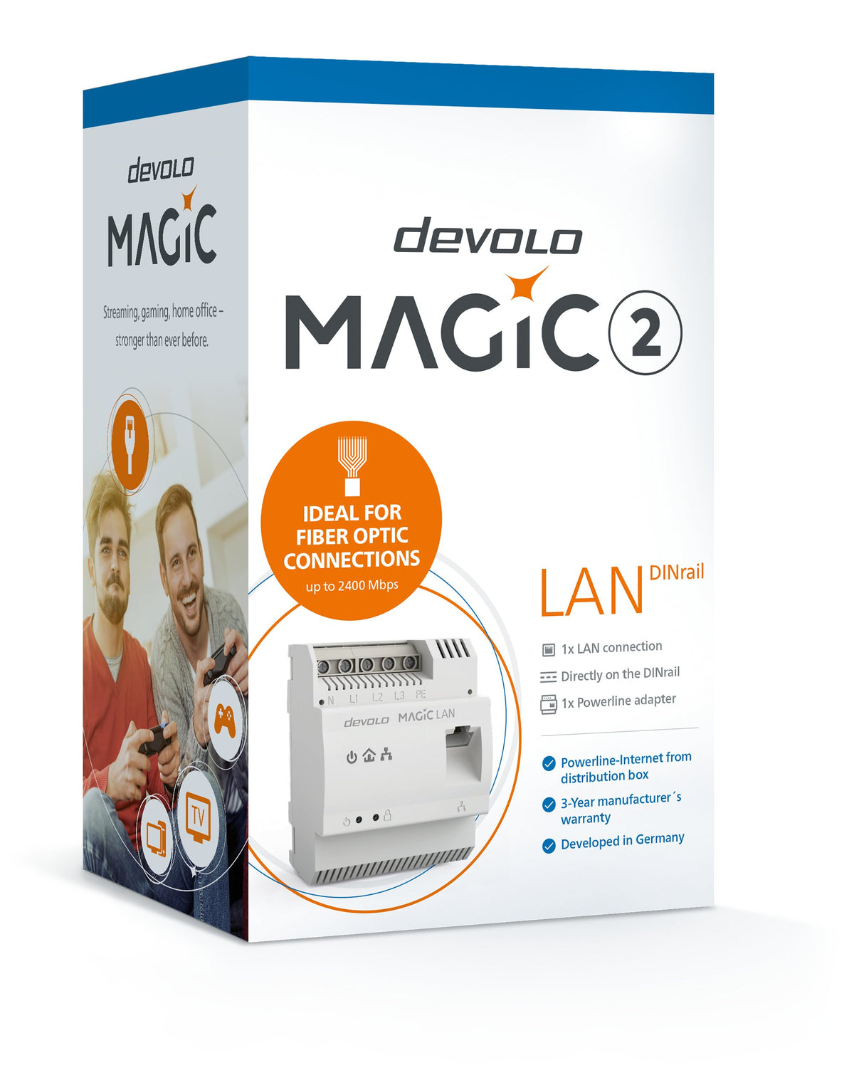 EAN 4250059685284 - Devolo Magic 2 LAN DINrail 2400 Mbit/s Ethernet Blanco 1 pieza(s) imagen 2