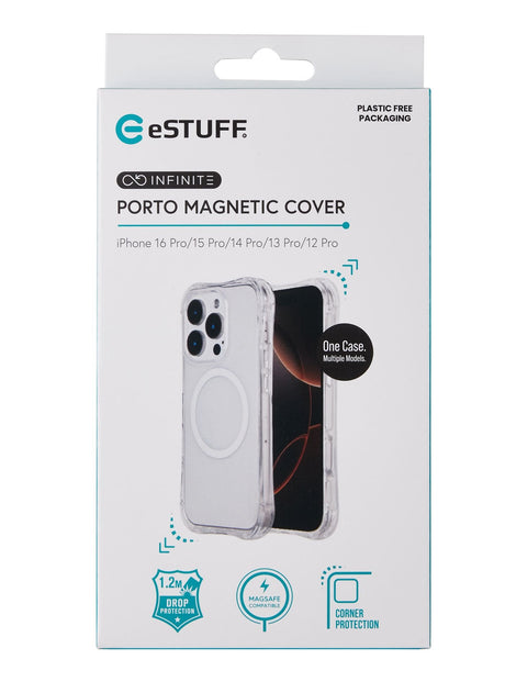 EAN 5715328303089 - eSTUFF INFINITE (GRS) PORTO iPhone 12 Pro - iPhone 16 Pro Clear Magnetic Cover funda para teléfono móvil  imagen 7