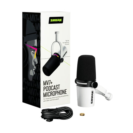 EAN 0042406812719 - Shure MV7+-W micrófono Blanco Micrófono de estudio imagen 5