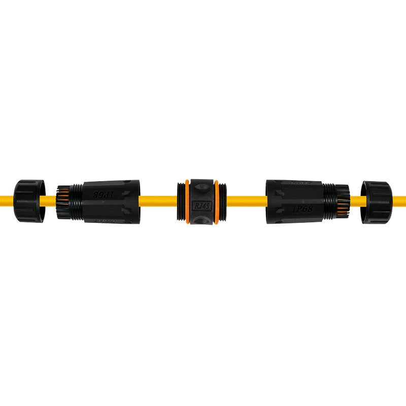 Conector De Cable De Red Logilink, Exterior, Cat.6a, Resimente Al Agua Ip68.