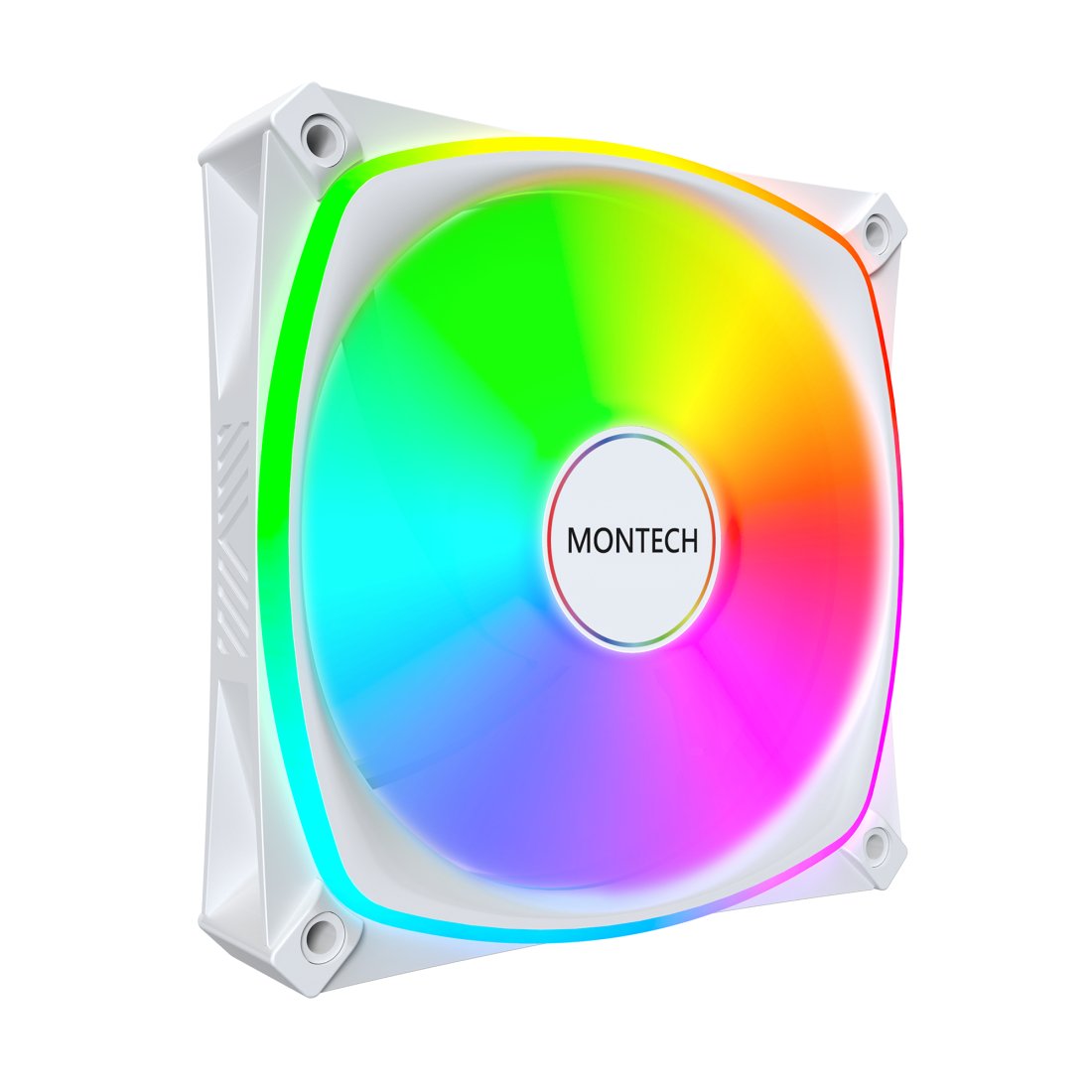 Ventilador Pc Montech Ax120 Pro 12 Cm Blanco 1 Pieza(S)