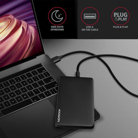 EAN 8595247905833 - Axagon EE25-SLC caja para disco duro externo Carcasa de disco duro/SSD Negro 2.5" imagen 6