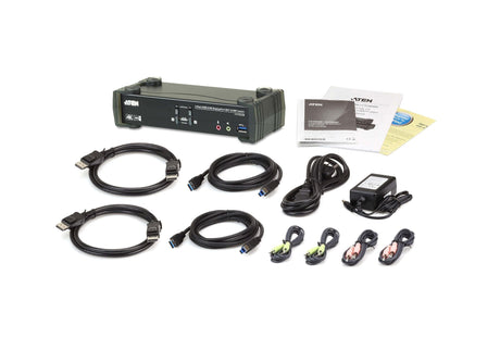 EAN 0672792007743 - ATEN CS1922M interruptor KVM Negro imagen 4