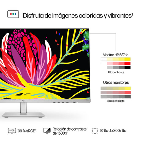 EAN 197498939001 - HP Series 5 27 inch FHD Height Adjust Monitor - 527sh pantalla para PC 68,6 cm (27") 1920 x 1080 Pixeles F imagen 10