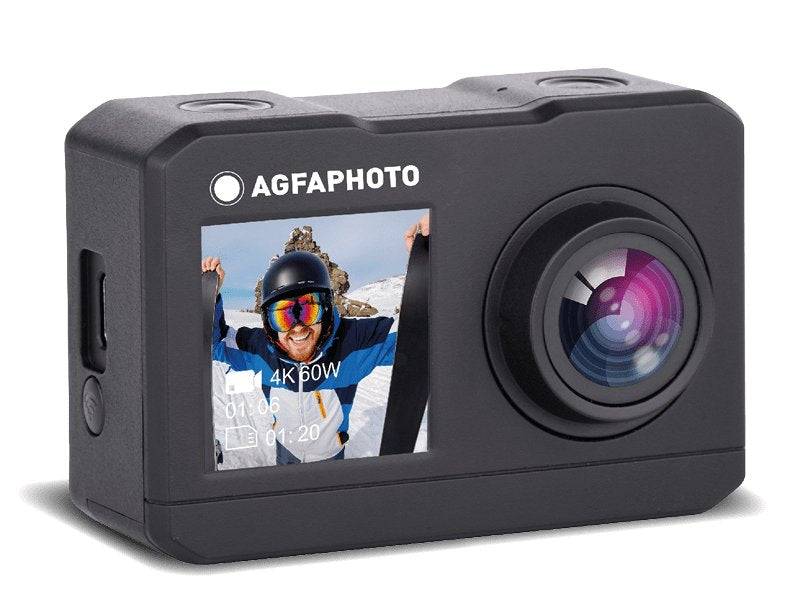 Cámara Digital Deportiva Agfaphoto Ac7000 4k/ 16mp/ Ángulo De Visión 170º/ Gris