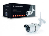Camara Ip Conceptronic Jareth01w 1080p Qr Led Exterior / Interior Wifi Cloud Compatible Con Alexa