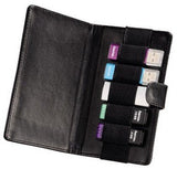 Hama Vegas Estuche Para 5 Memorias Usb - Universal - Cuero - 8.2x1.6x13.9cm - Negro