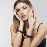 Bijoux - Indiscrets Maze Esposas Brazaletes Negro