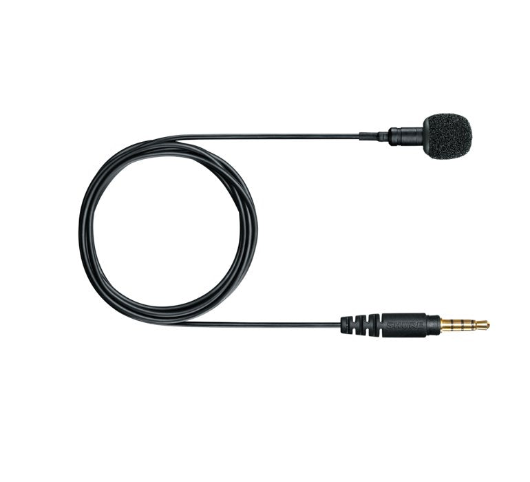 Shure Mvl-3,5mm Lavalier Microphone For Smartphone Tablet