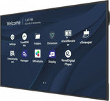 Viewsonic Cde7530 Pizarra Y Accesorios Interactivos 190,5 Cm (75") 3840 X 2160 Pixeles Pantalla Táctil Negro Usb