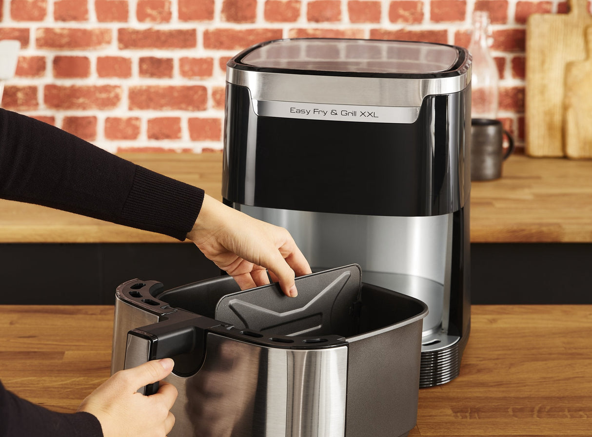 Freidora De Aire  Tefal Airfryer Ey801d Easy Fry & Grill Xxl (Ey801d15)