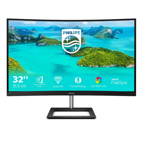 EAN 8712581758493 - Philips E Line 325E1C/00 pantalla para PC 80 cm (31.5") 2560 x 1440 Pixeles Quad HD LCD Negro imagen 2